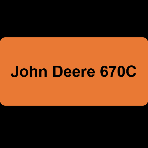 John Deere 670C